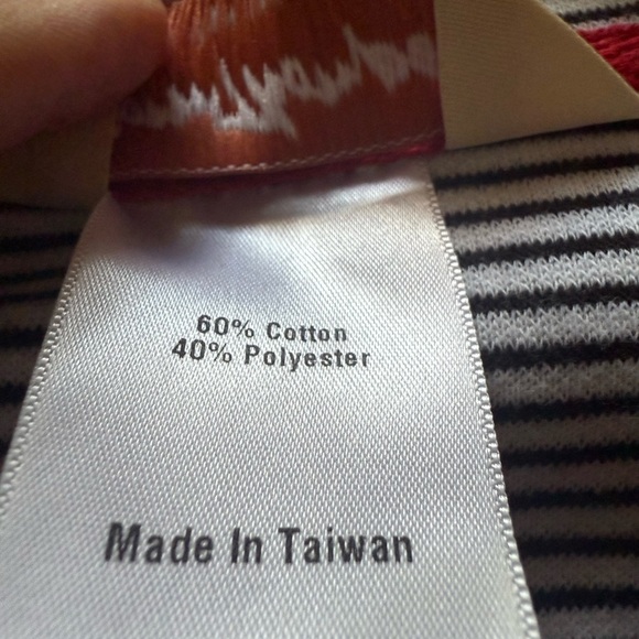 Vintage Norm Thompson striped hoodie size S/P - Picture 9 of 9